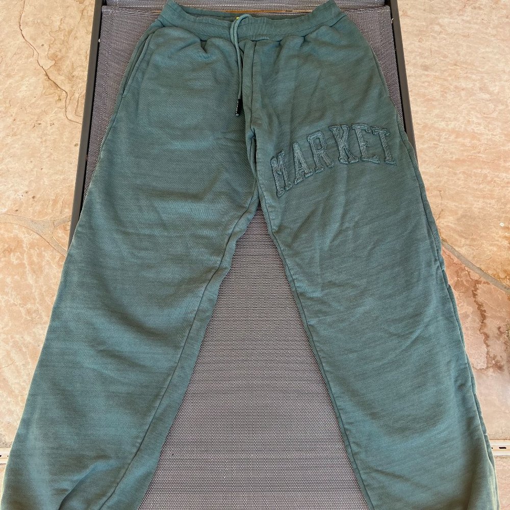 MARKET Alpine Green Vintage Washed Sweatpants Size L